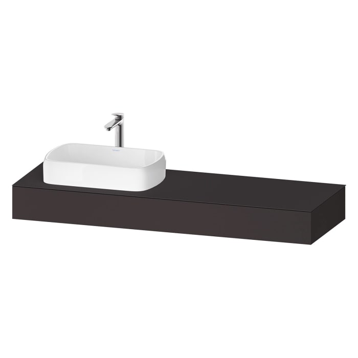 Duravit Qatego Konsolen mit Ausschnitt links 160 x 55 cm