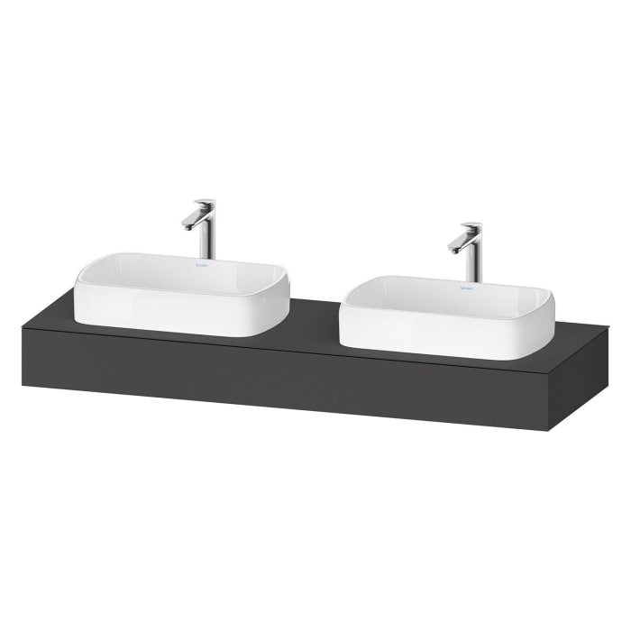 Duravit Qatego Konsolen mit zwei Ausschnitten 160 x 55 cm