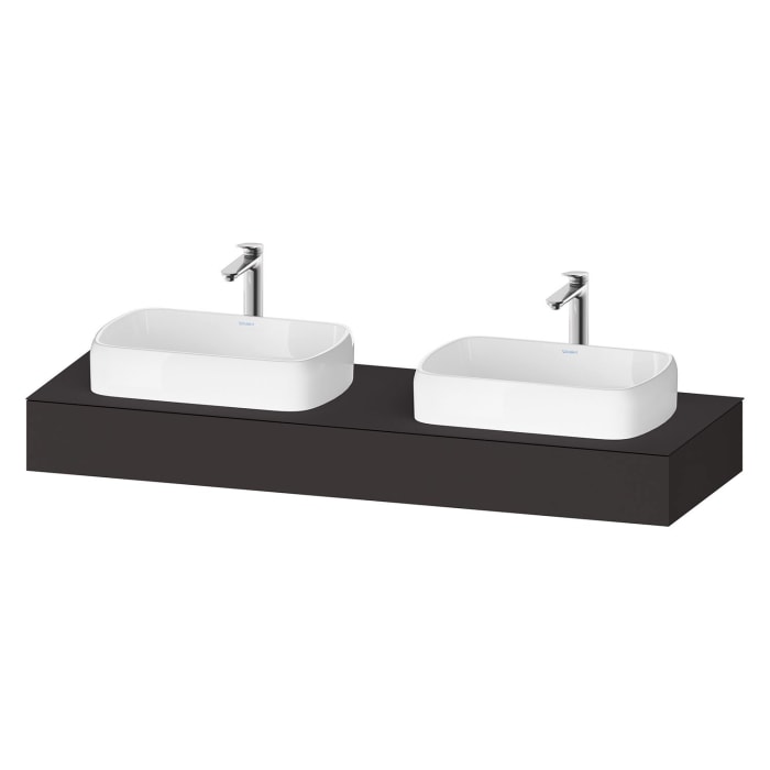 Duravit Qatego Konsolen mit zwei Ausschnitten 160 x 55 cm