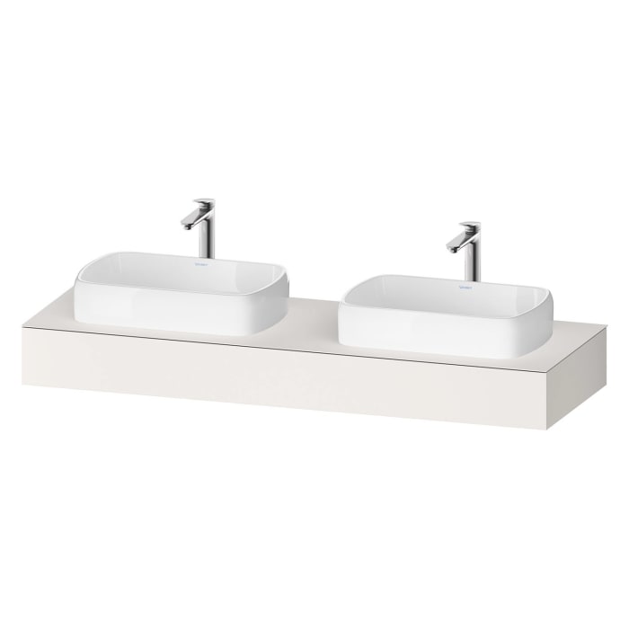 Duravit Qatego Konsolen mit zwei Ausschnitten 160 x 55 cm