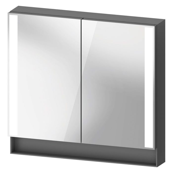 Duravit Qatego Spiegelschrank 80 x 75 cm, mit Innenbeleuchtung