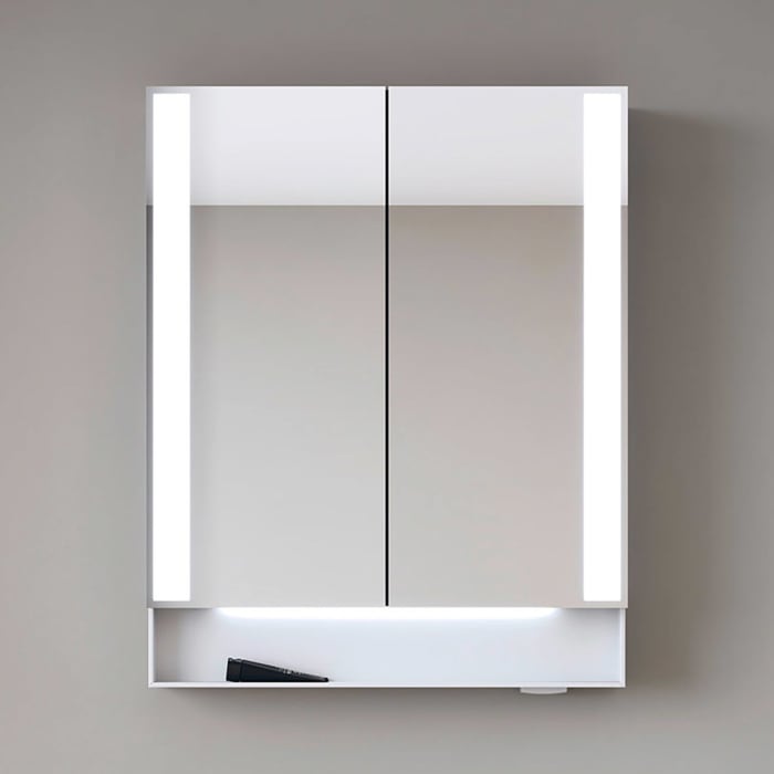 Duravit Qatego Spiegelschrank 60 x 75 cm, mit Innenbeleuchtung, LKZ: 1