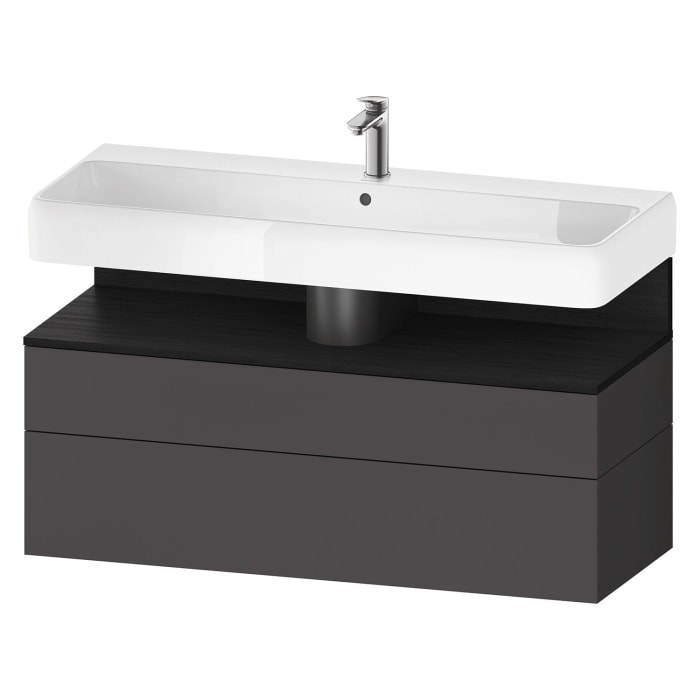 Duravit Qatego Waschtischunterschrank 119 x 59 cm, 2 Auszüge, mit LED Beleuchtung