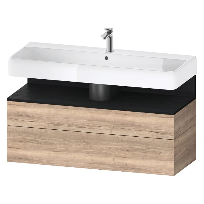Duravit Qatego Waschtischunterschrank 119 x 59 cm, 2 Auszüge, mit LED Beleuchtung
