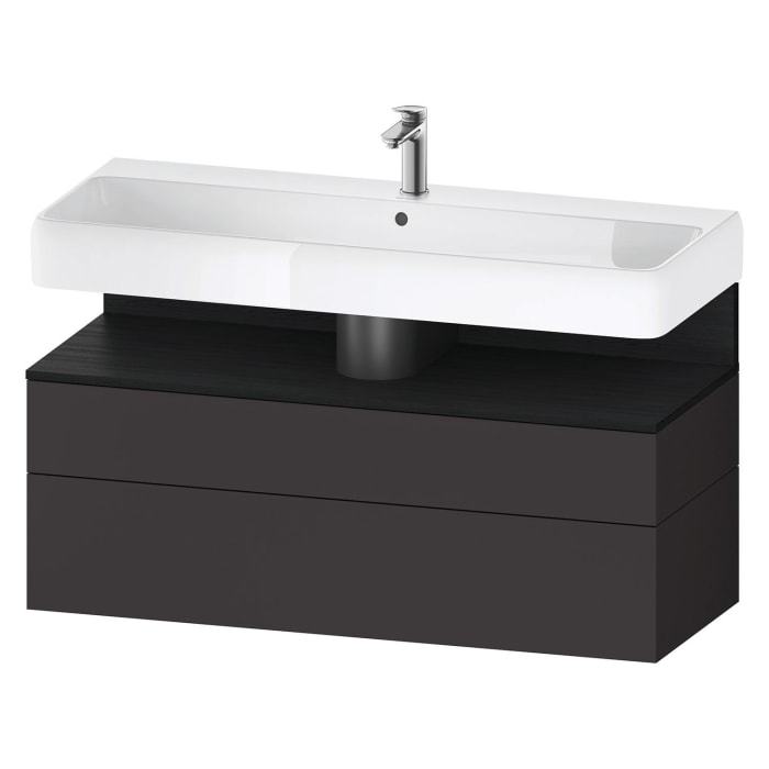 Duravit Qatego Waschtischunterschrank 119 x 59 cm, 2 Auszüge, mit LED Beleuchtung