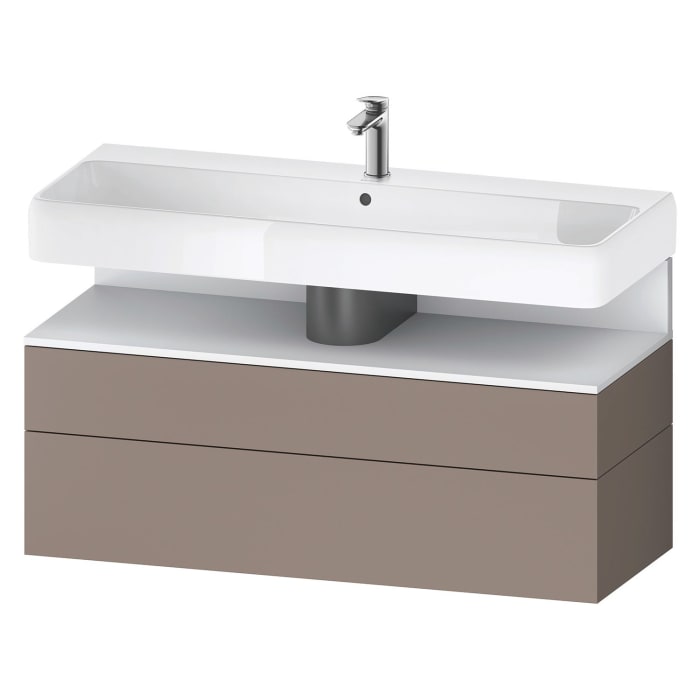 Duravit Qatego Waschtischunterschrank 119 x 59 cm, 2 Auszüge, mit LED Beleuchtung