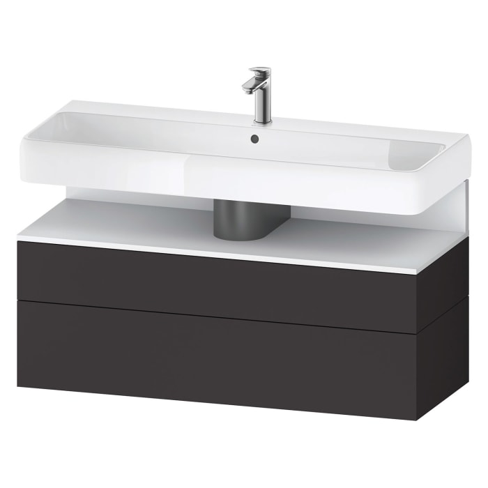 Duravit Qatego Waschtischunterschrank 119 x 59 cm, 2 Auszüge, mit LED Beleuchtung