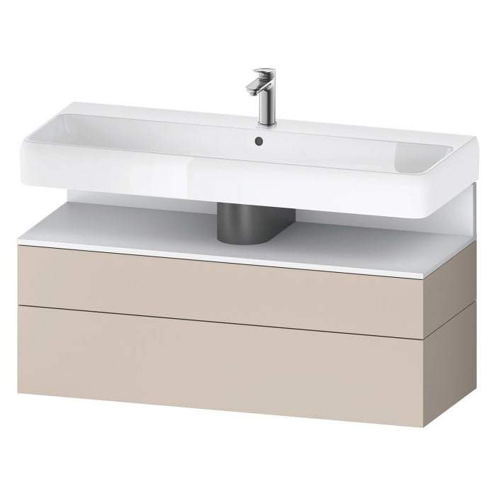 Duravit Qatego Waschtischunterschrank 119 x 59 cm, 2 Auszüge, mit LED Beleuchtung