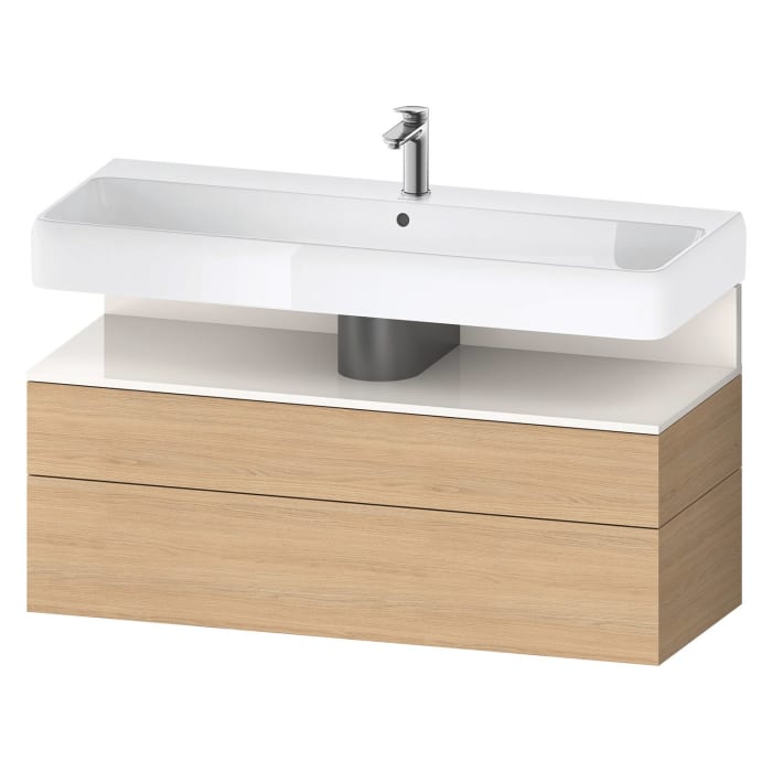 Duravit Qatego Waschtischunterschrank 119 x 59 cm, 2 Auszüge, mit LED Beleuchtung