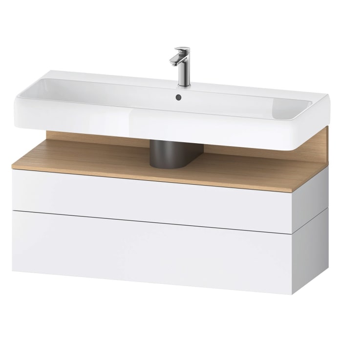 Duravit Qatego Waschtischunterschrank 119 x 59 cm, 2 Auszüge, mit LED Beleuchtung