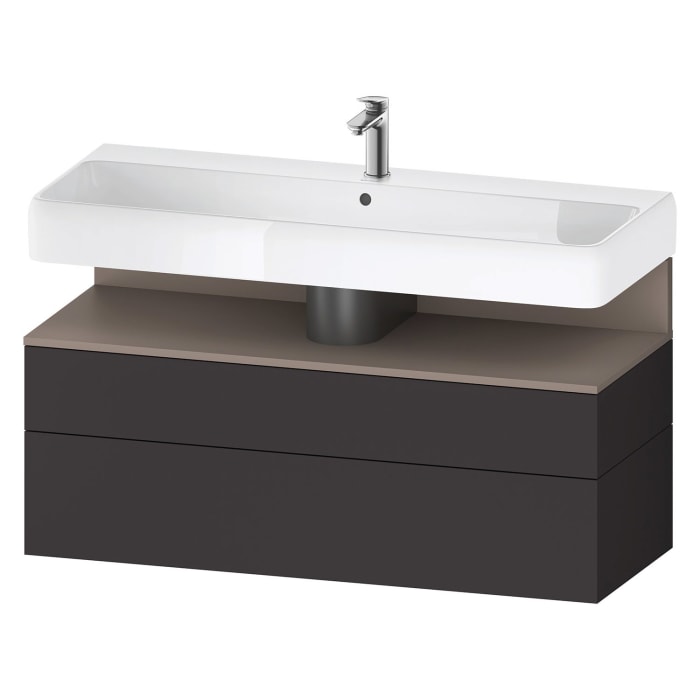 Duravit Qatego Waschtischunterschrank 119 x 59 cm, 2 Auszüge, mit LED Beleuchtung