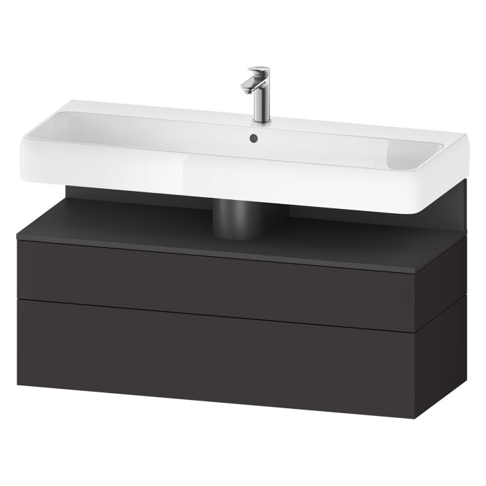 Duravit Qatego Waschtischunterschrank 119 x 59 cm, 2 Auszüge, mit LED Beleuchtung