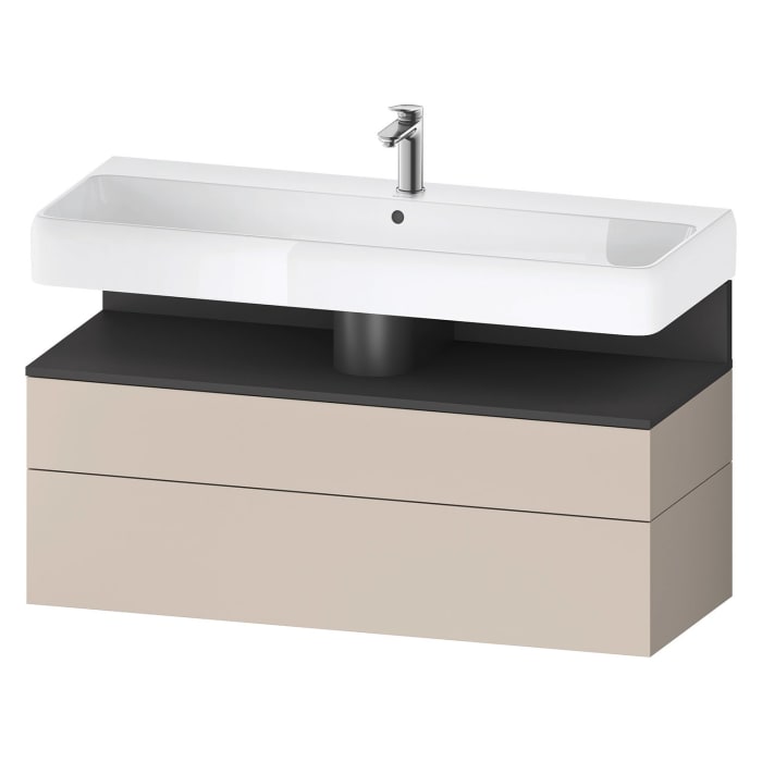 Duravit Qatego Waschtischunterschrank 119 x 59 cm, 2 Auszüge, mit LED Beleuchtung