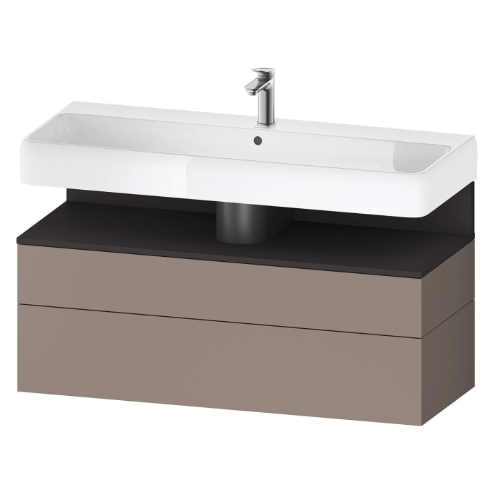 Duravit Qatego Waschtischunterschrank 119 x 59 cm, 2 Auszüge, mit LED Beleuchtung
