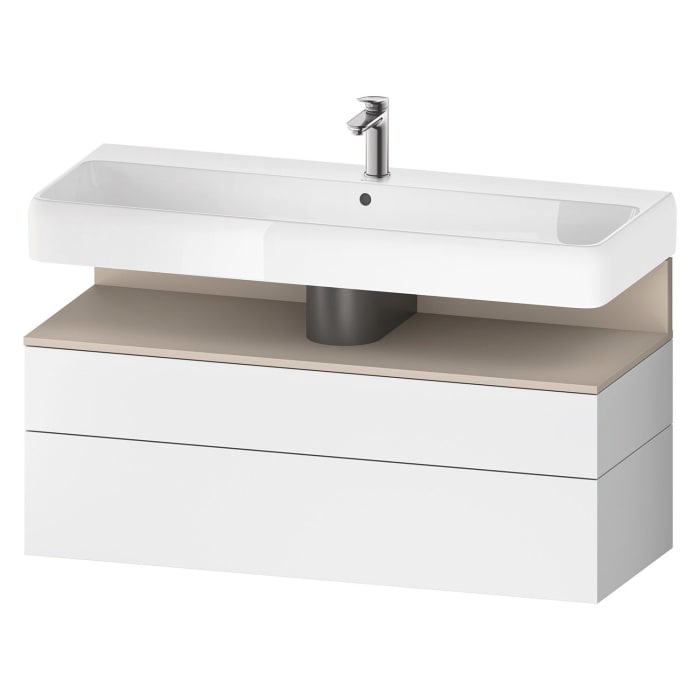 Duravit Qatego Waschtischunterschrank 119 x 59 cm, 2 Auszüge, mit LED Beleuchtung