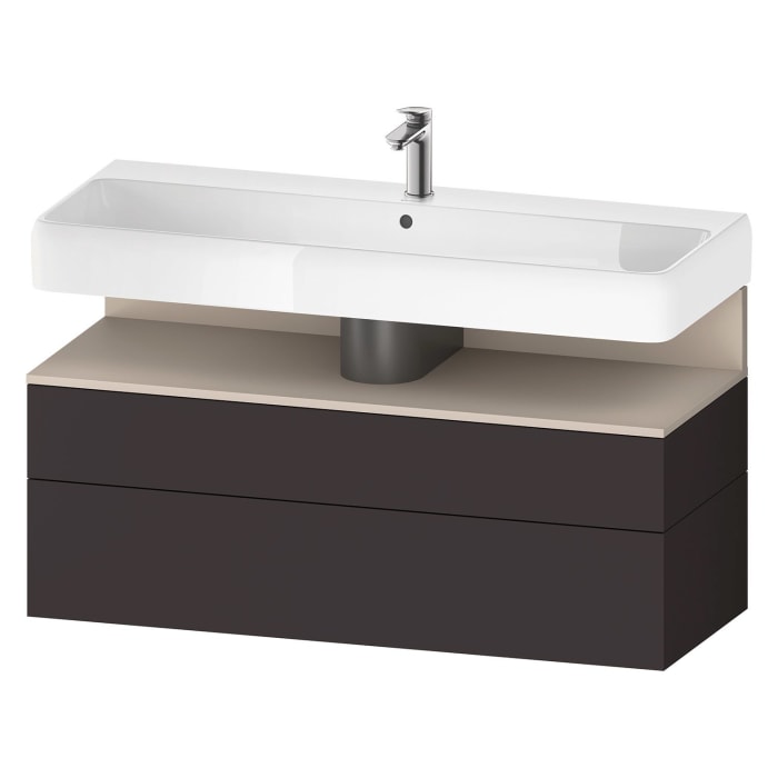Duravit Qatego Waschtischunterschrank 119 x 59 cm, 2 Auszüge, mit LED Beleuchtung