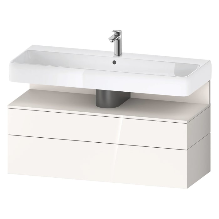 Duravit Qatego Waschtischunterschrank 119 x 59 cm, 2 Auszüge, mit LED Beleuchtung