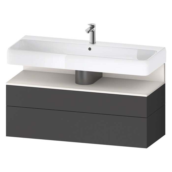 Duravit Qatego Waschtischunterschrank 119 x 59 cm, 2 Auszüge, mit LED Beleuchtung