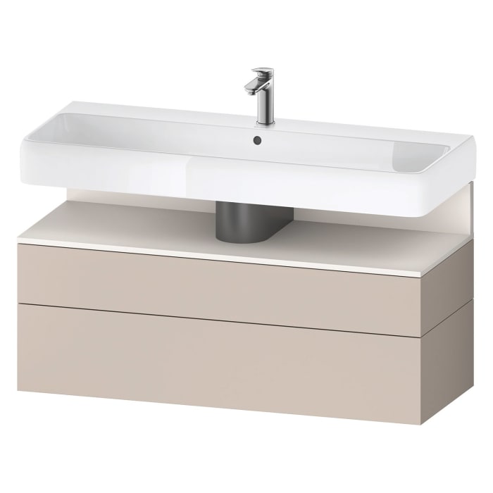 Duravit Qatego Waschtischunterschrank 119 x 59 cm, 2 Auszüge, mit LED Beleuchtung