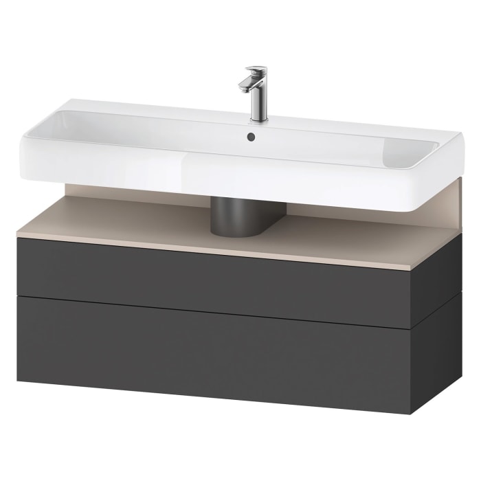 Duravit Qatego Waschtischunterschrank 119 x 59 cm, 2 Auszüge, mit LED Beleuchtung