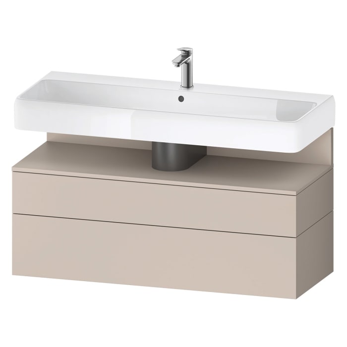 Duravit Qatego Waschtischunterschrank 119 x 59 cm, 2 Auszüge, mit LED Beleuchtung