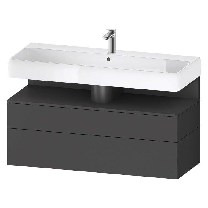 Duravit Qatego Waschtischunterschrank 119 x 59 cm, 2 Auszüge, mit LED Beleuchtung