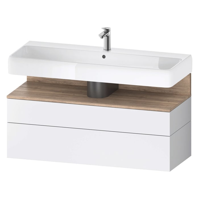Duravit Qatego Waschtischunterschrank 119 x 59 cm, 2 Auszüge, mit LED Beleuchtung
