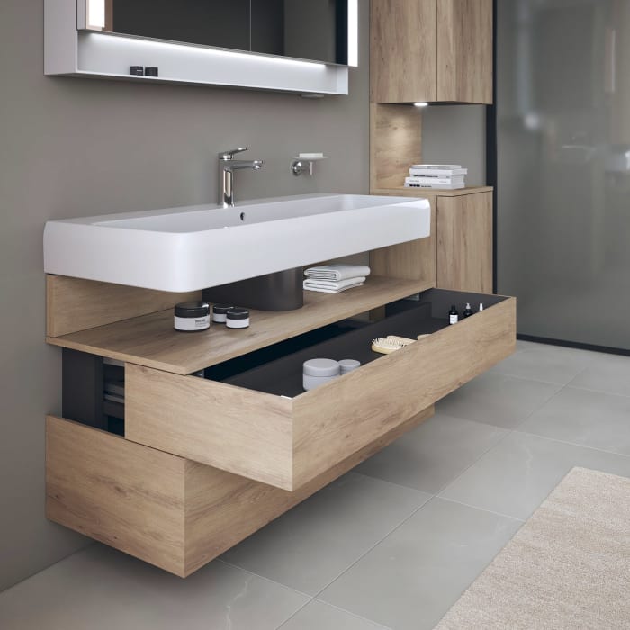Duravit Qatego Waschtischunterschrank 119 x 59 cm, 2 Auszüge, mit LED Beleuchtung