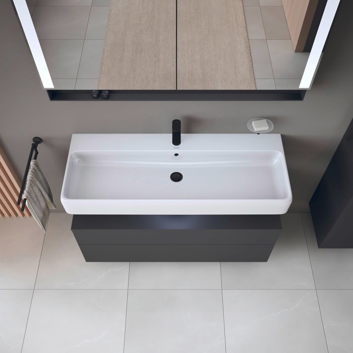 Duravit Qatego Waschtischunterschrank 119 x 59 cm, 2 Auszüge, mit LED Beleuchtung