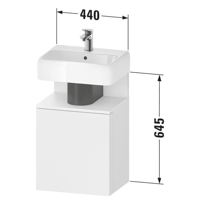 Duravit Qatego Waschtischunterschrank 44 x 64,5 cm, 1 Tür Anschlag rechts