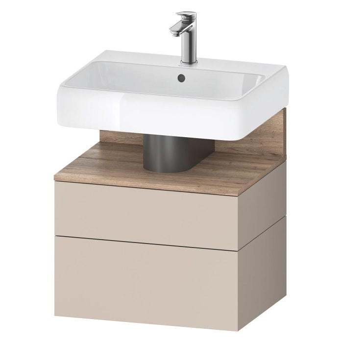 Duravit Qatego Waschtischunterschrank 59 x 59 cm, 2 Auszüge