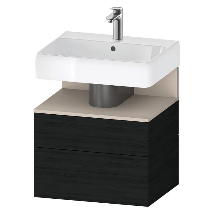 Duravit Qatego Waschtischunterschrank 59 x 59 cm, 2 Auszüge