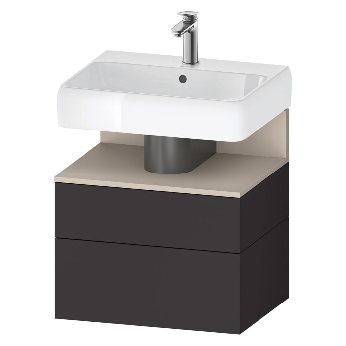 Duravit Qatego Waschtischunterschrank 59 x 59 cm, 2 Auszüge