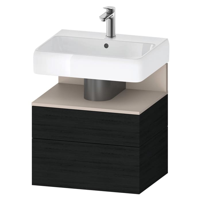 Duravit Qatego Waschtischunterschrank 59 x 59 cm, 2 Auszüge
