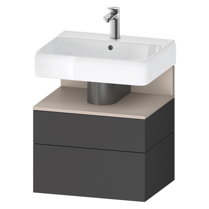 Duravit Qatego Waschtischunterschrank 59 x 59 cm, 2 Auszüge