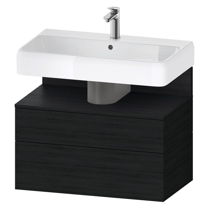 Duravit Qatego Waschtischunterschrank 79 x 59 cm, 2 Auszüge, mit LED Beleuchtung