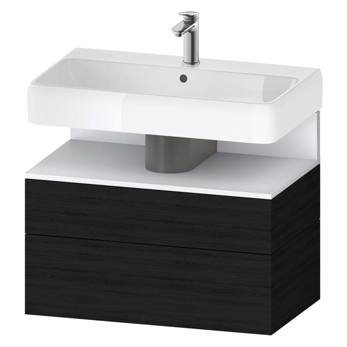 Duravit Qatego Waschtischunterschrank 79 x 59 cm, 2 Auszüge, mit LED Beleuchtung