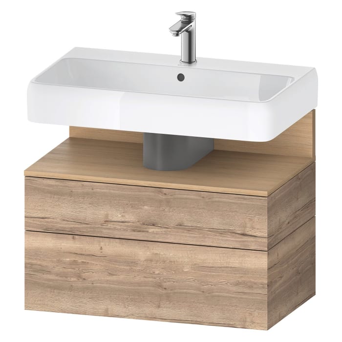Duravit Qatego Waschtischunterschrank 79 x 59 cm, 2 Auszüge, mit LED Beleuchtung