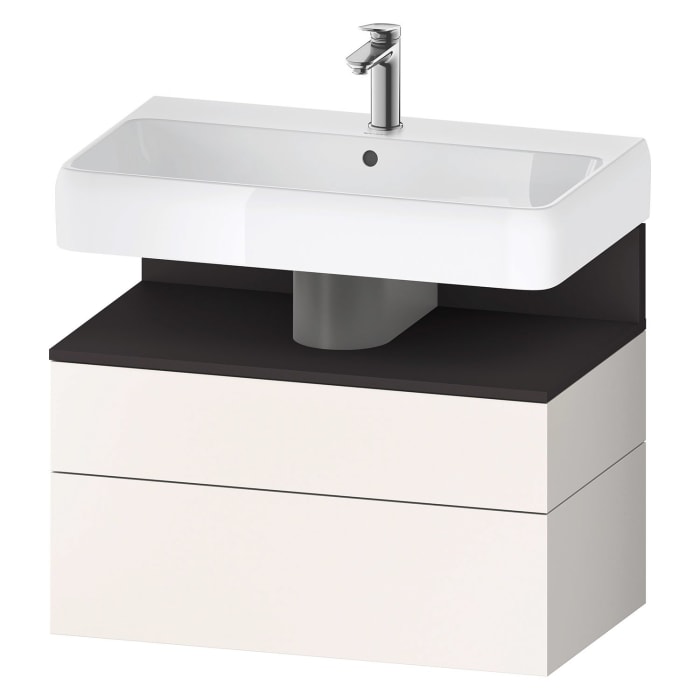Duravit Qatego Waschtischunterschrank 79 x 59 cm, 2 Auszüge, mit LED Beleuchtung