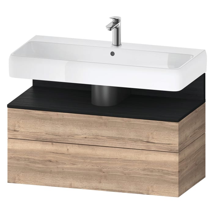 Duravit Qatego Waschtischunterschrank 99 x 59 cm, 2 Auszüge, mit LED Beleuchtung