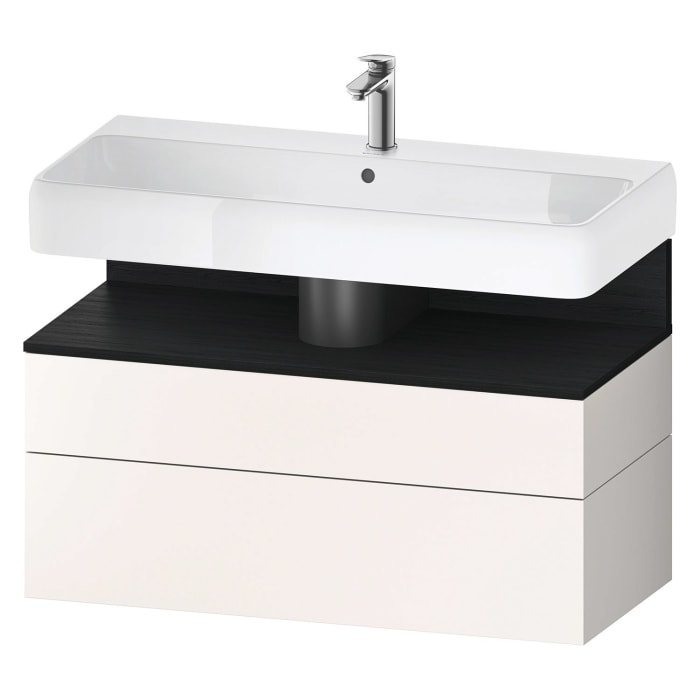 Duravit Qatego Waschtischunterschrank 99 x 59 cm, 2 Auszüge, mit LED Beleuchtung