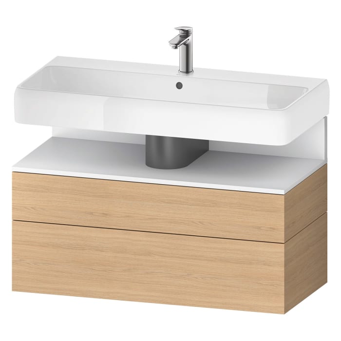 Duravit Qatego Waschtischunterschrank 99 x 59 cm, 2 Auszüge, mit LED Beleuchtung