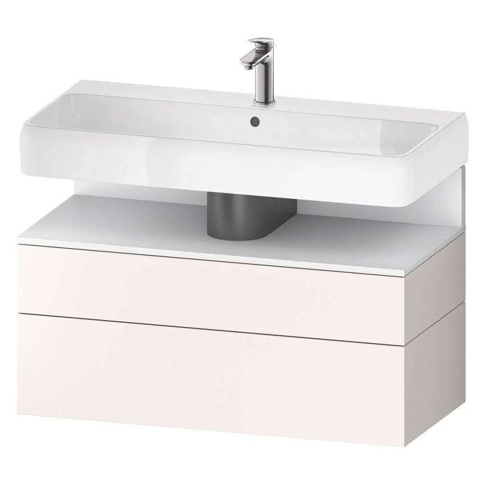 Duravit Qatego Waschtischunterschrank 99 x 59 cm, 2 Auszüge, mit LED Beleuchtung