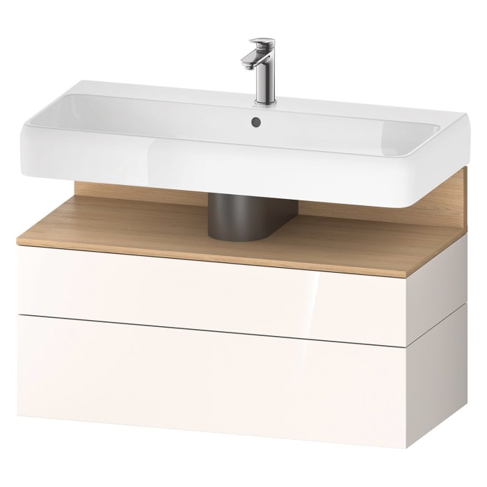 Duravit Qatego Waschtischunterschrank 99 x 59 cm, 2 Auszüge, mit LED Beleuchtung