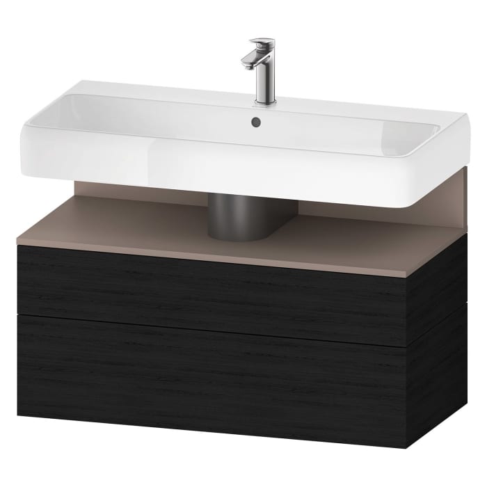 Duravit Qatego Waschtischunterschrank 99 x 59 cm, 2 Auszüge, mit LED Beleuchtung