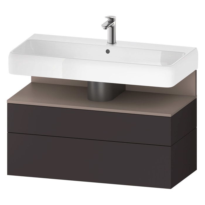 Duravit Qatego Waschtischunterschrank 99 x 59 cm, 2 Auszüge, mit LED Beleuchtung