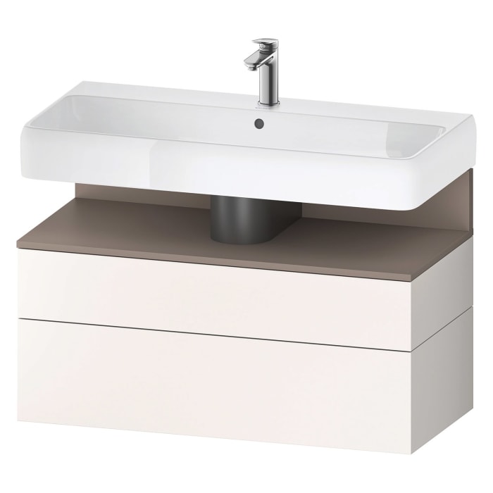 Duravit Qatego Waschtischunterschrank 99 x 59 cm, 2 Auszüge, mit LED Beleuchtung
