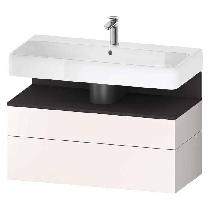 Duravit Qatego Waschtischunterschrank 99 x 59 cm, 2 Auszüge, mit LED Beleuchtung