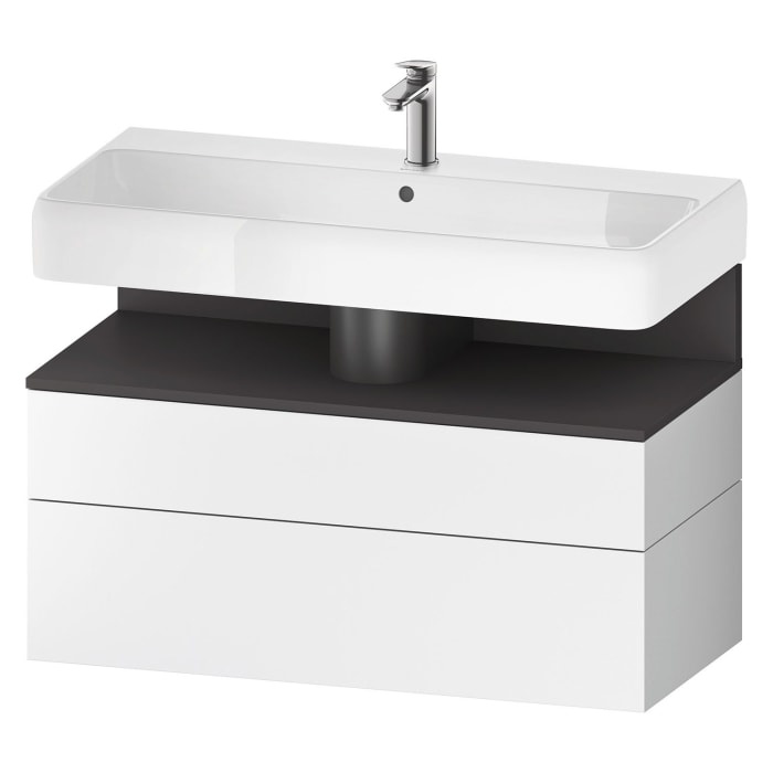Duravit Qatego Waschtischunterschrank 99 x 59 cm, 2 Auszüge, mit LED Beleuchtung