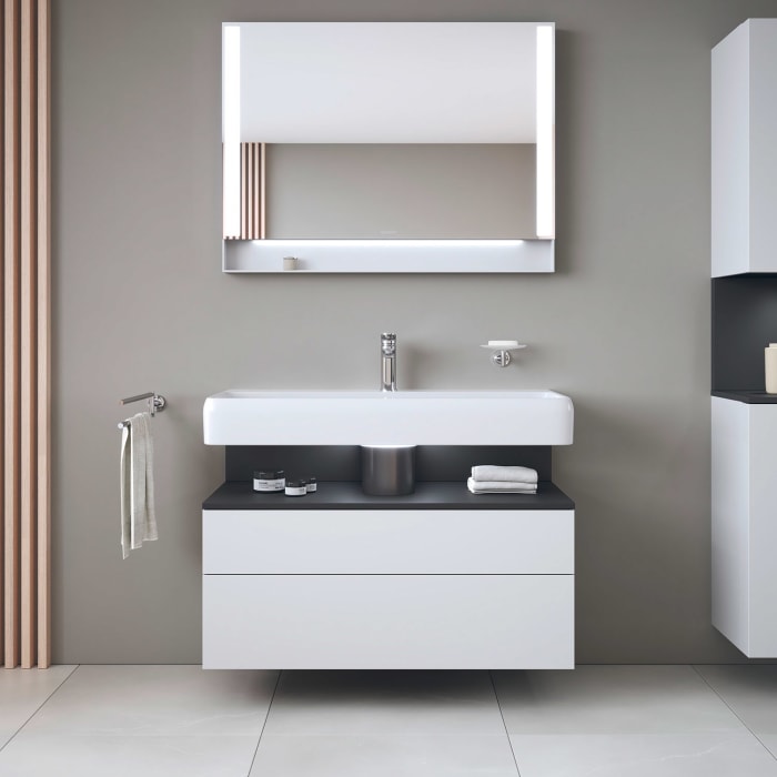 Duravit Qatego Waschtischunterschrank 99 x 59 cm, 2 Auszüge, mit LED Beleuchtung
